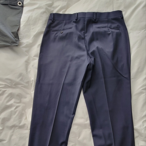 Awareness Kenneth Cole Navy 2pc Extreme Slim Fit Suit - Picture 6 of 7